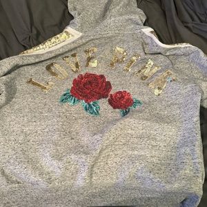 Victoria’s Secret hoodie with sequins